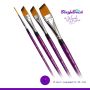 Marcela Bustamante Blazin Pinsel lang gewinkelt Satz 4pcs