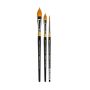 KINGART Original Golden Taklon Pinsel Set