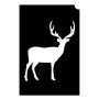 Glittertattoo Schablonen Antilope (5er Pack)