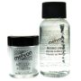 Mehron Metallic-Pulver Silber mit Anmischflüssigkeit
