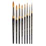 KINGART Original Gold 9000 Round Series Premium Golden Taklon Pinselset