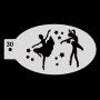 Ballet Dancers Stencil