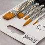 Grimas Face Paint Pinsel Set Rund | Flach