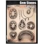 Wiser Airbrush Tattoo Edelsteine