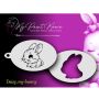 Schmink Schablone Daisy, mein Hase