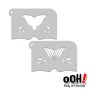 oOh Body Art Meerjungfrau Schwanz Maske Schablone 