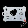 oOh Body Art Valentine Candy Heart Schablone T01