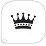 Gesichtsbemalung Schablone Crown