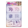 Facepainting-Schablonen Einhorn