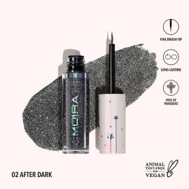 Moira Glitter Liner After dark 02 glitter eyeliner for sparkling and eye-catching looks