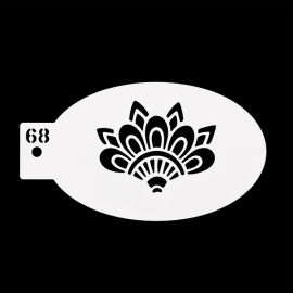 Lotusblüten-Schablone