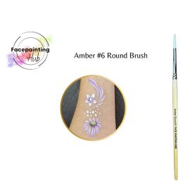 Facepainting Hub Amber Brush No. 6 Round