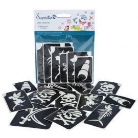 Superstar Pirate Glitter Tattooset
