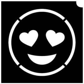 Glittertattoo Sjabloon Emoji Poop (5 pack)