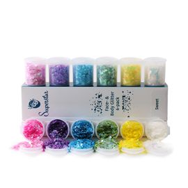 Superstar Crazy Chunky Glitter Mix 6-pack