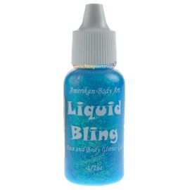 Amerikan Body Art Liquid Bling Glacier Blue

Liquid Bling is a glitter gel that is applied with the jacquard bottle and makes your face painting designs pop! It is much easier on your hand and you will be able to use every last drop of Liquid Bling.