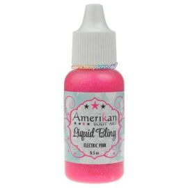 Amerikan Body Art Liquid Electric Bling pink 15ml glitter gel for face and body