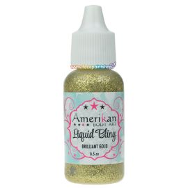 Amerikan Body Art Liquid Bling Brilliant Gold 15ml glitter gel for face and body