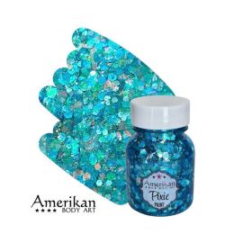Amerikan Body Art Glitter Blue Monday 28gr glitter gel for face and body