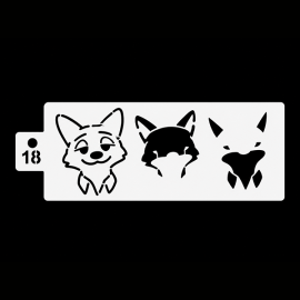 Zootopia Fox Stencil