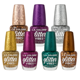 LA Farben Glitter Vibes Nagellack