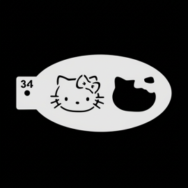 Hello Kitty Stencil
