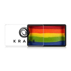 Kraze FX Dome Stroke 25gr Really Rainbow

 

Wax based, highly pigmented, water activated split cake for face and body painting.