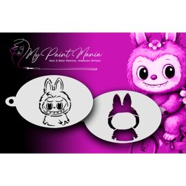 Facepainting Stencil Labubu