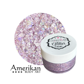 Amerikan Body Art Glitter Creme 15gr Lotus Blossom glitter creme for face and body