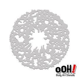 oOh Body Art Snowflakes Sphere Princess Stencil

OOh Facepainting stencils are designed to be symmetrical so you can just turn and rotate the stencils to go right around the face. You don't need to use a second stencil to mirror your background texture 
