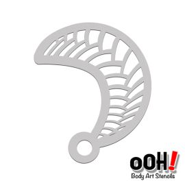 oOh Bodyart Tire Track Wrap Stencil
