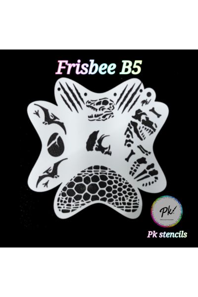 Frisbee Facepainting-Schablone B5