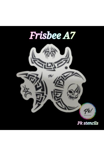 Frisbee Facepainting-Schablone A7