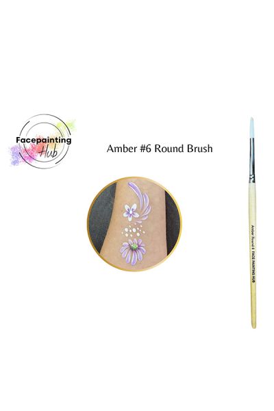 Facepainting Hub Amber Pinsel Nr. 6 Rund