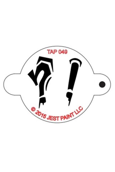 Tap Facepaint Graffiti Satzzeichen