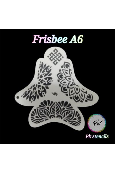 Frisbee Facepainting-Schablone A6