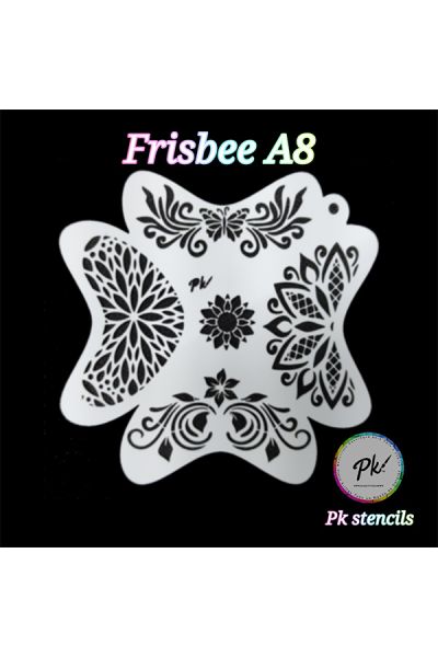 Frisbee Facepainting-Schablone A8