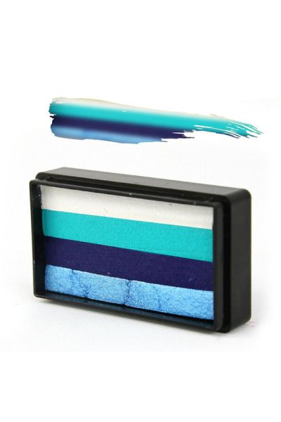 Arty Pinsel Blau Tattoo Rose 