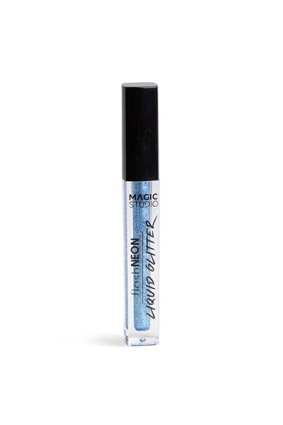 Magic Studio Neon Liquid Glitter Eyeshadow Blau