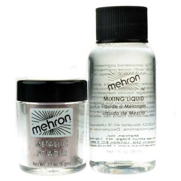 Mehron Metallic Pulver Lavendel mit Anmischflüssigkeit