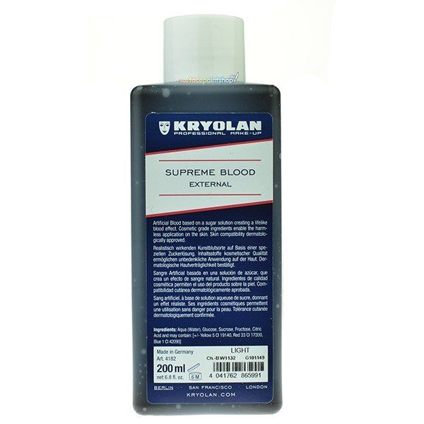Kryolan Supreme Blood Externes Licht 200ml