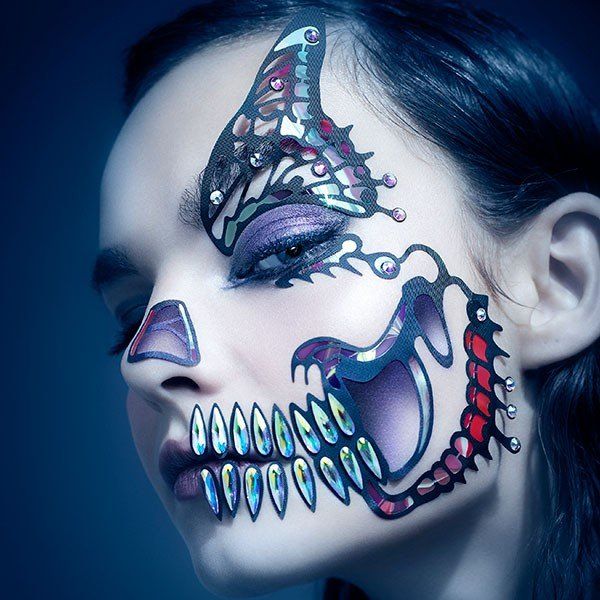 Gesicht Spitze Dazzele Mariposa