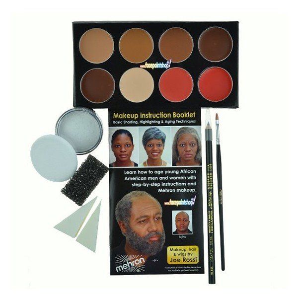 Mehron Mini-Pro Student Makeup Kit für mitteldunkle und dunkle Haut