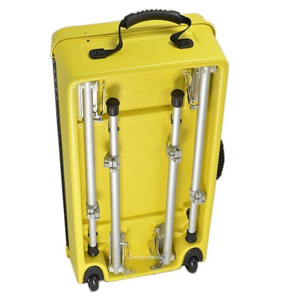 Gelbe Craft-n-Go Paint 28" Station mit Zubehör