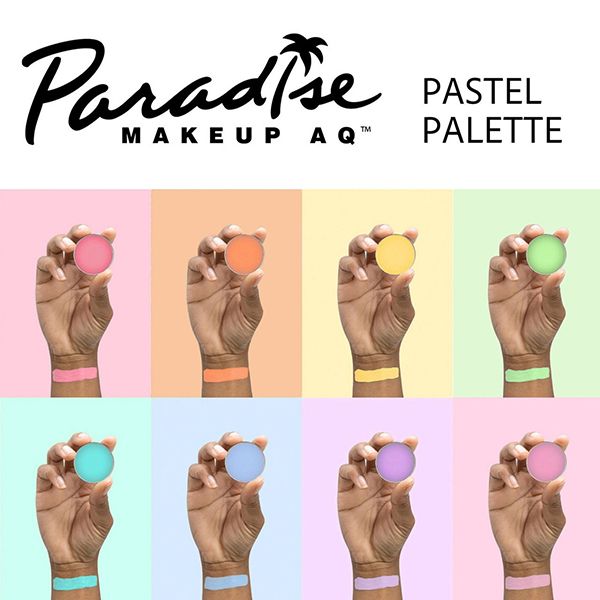 Mehron Paradise AQ 8 Pastellfarben Palette