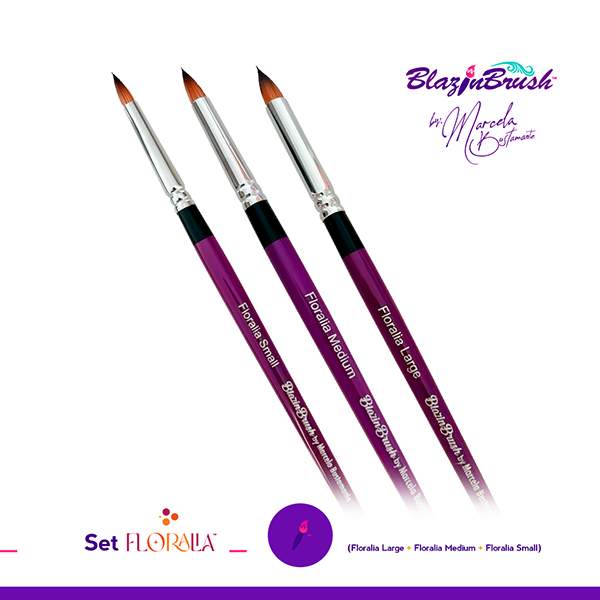 Marcela Bustamante Blazin Pinsel Floralia Set