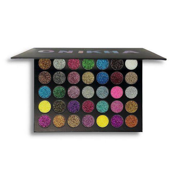 Gepresste Glitzerpalette 35 Farben