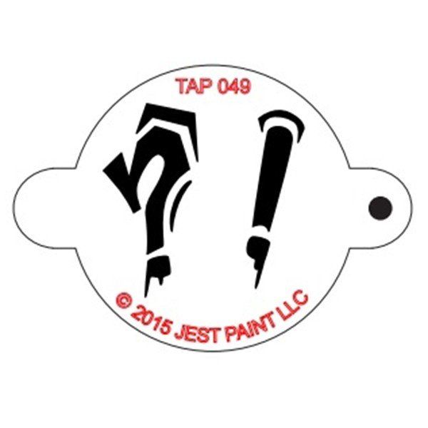 Tap Facepaint Graffiti Satzzeichen