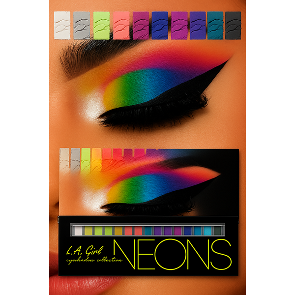 Beauty Brick Lidschatten Kollektion Neon