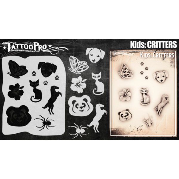 Klügere Airbrush-Tattoo-Krabbeltiere